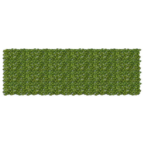vidaXL Erkély képernyő levelekkel Zöld és Sárga 300 x 100 cm