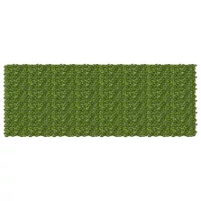  vidaXL Erkély képernyő levelekkel Zöld és Sárga 400 x 150 cm