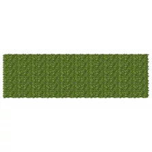   vidaXL Erkély képernyő levelekkel Zöld és Sárga 500 x 150 cm