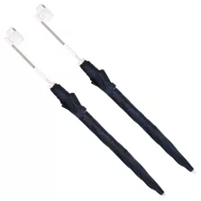  vidaXL Csipeszes napernyő 2 pcs Sötétkék Ø 105 x 86 cm 170T poliészter
