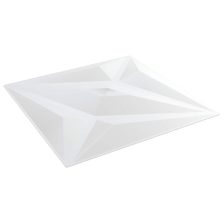   vidaXL Fali panelek Csillag 24 pcs Fehér Csillag 50 x 50 cm XPS Hab