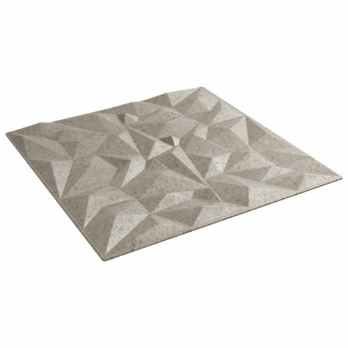 vidaXL Fali panelek 24 pcs Ametiszt Beton 50 x 50 cm XPS Hab