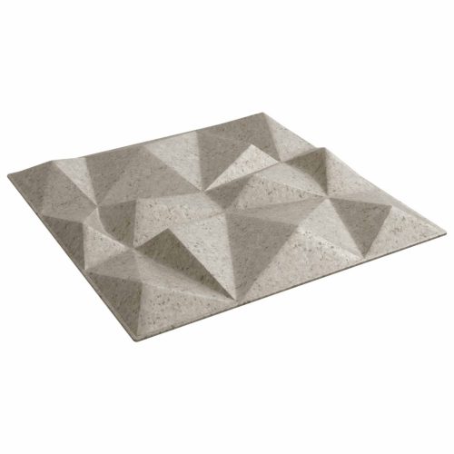 vidaXL Fali panelek 12 pcs Gyémánt Beton 50 x 50 cm XPS Hab