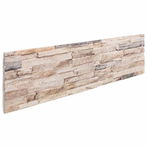 vidaXL Fali panelek 10 pcs Fehér és piros 100 x 25 cm EPS Hab