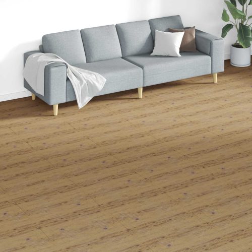 vidaXL Padlódeszkák 18 pcs Walnut barna 5,26 m² PVC
