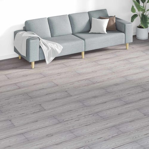 vidaXL Padlódeszkák 18 pcs Sötétszürke 5,26 m² PVC