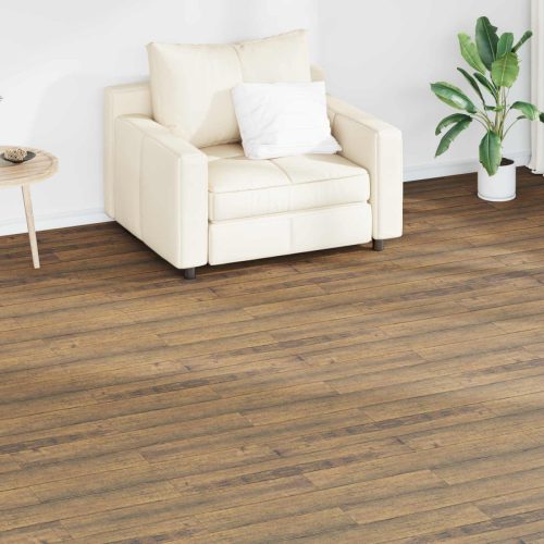 vidaXL Padlódeszkák 36 pcs Walnut barna 5,02 m² PVC