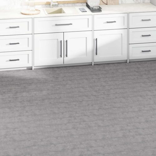 vidaXL Padlódeszkák 36 pcs Barna Cement 5,02 m² PVC