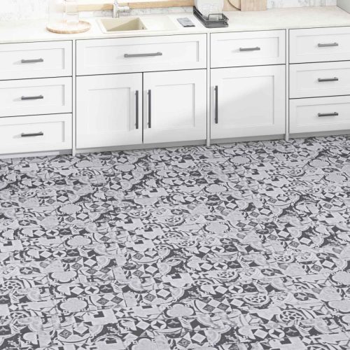 vidaXL Padlódeszkák 36 pcs Szürke 5,02 m² PVC