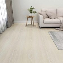 vidaXL Padlódeszkák 55 pcs Bézs 5,11 m² PVC