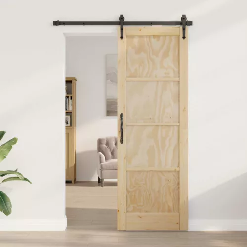 vidaXL Belső Ajtó Természetes 73,5 x 211 cm Furnér