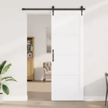 vidaXL Belső Ajtó Fehér 83 x 232 cm Furnér