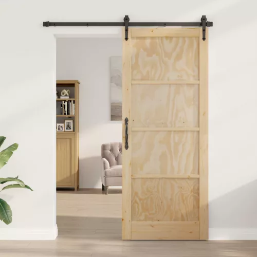 vidaXL Belső Ajtó Természetes 86 x 211 cm Furnér