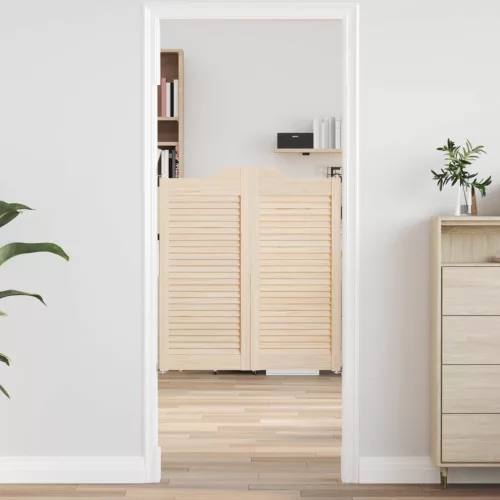 vidaXL Lengő Ajtók Természetes 90 x 40 cm Tömör Fenyőfa