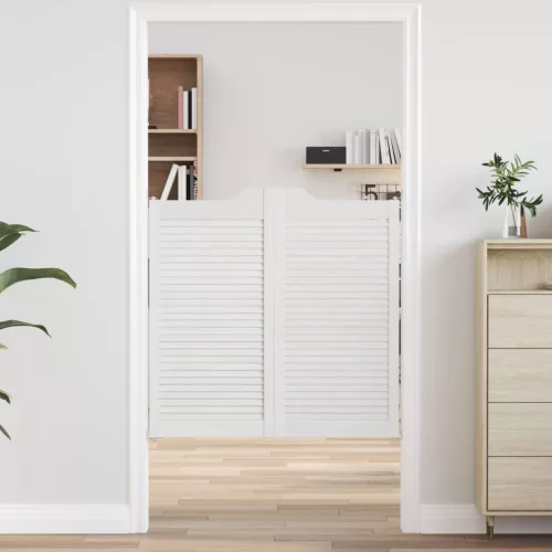 vidaXL Lengő Ajtók Fehér 100 x 50 cm Tömör Fenyőfa