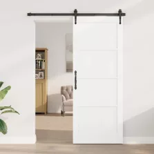 vidaXL Belső Ajtó Fehér 83 x 211 cm Furnér
