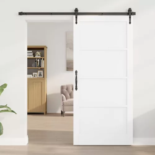 vidaXL Belső Ajtó Fehér 93 x 202 cm Furnér