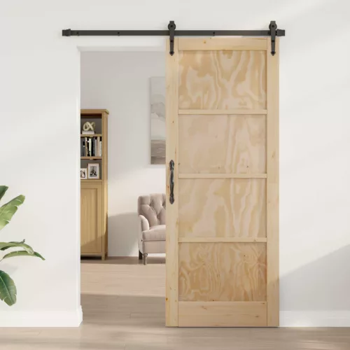 vidaXL Belső Ajtó Természetes 93 x 211 cm Furnér