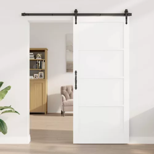 vidaXL Belső Ajtó Fehér 93 x 211 cm Furnér