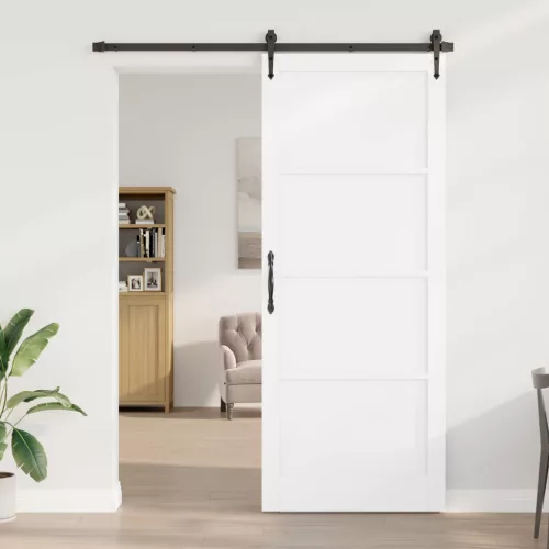vidaXL Belső Ajtó Fehér 93 x 232 cm Furnér
