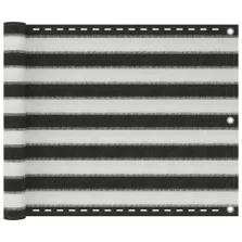 vidaXL balkon napellenző HDPE 75x400 cm Antracit és fehér
