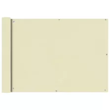   vidaXL 75x400 cm krém Oxfrod szövetű erkély ablak sötétítő