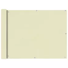   vidaXL 90x600 cm krém Oxfrod szövetű erkély ablak sötétítő