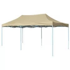   vidaXL összecsukható, felállítható sátor 3 x 6 m krémfehér