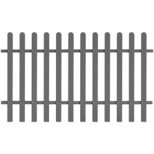 vidaXL WPC léckerítés 200 x 120 cm