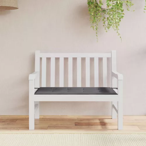 vidaXL antracitszürke oxford szövet kerti padpárna 120x50x4 cm