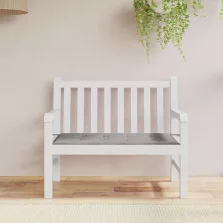 vidaXL szürke oxford szövet kerti padpárna 120x50x4 cm