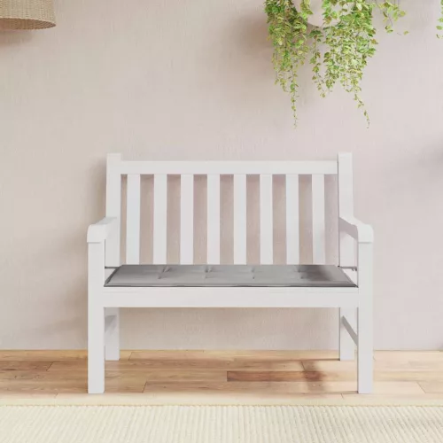 vidaXL szürke oxford szövet kerti padpárna 120x50x4 cm