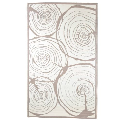 Esschert Design évgyűrű mintás kültéri szőnyeg 240 x 150 cm