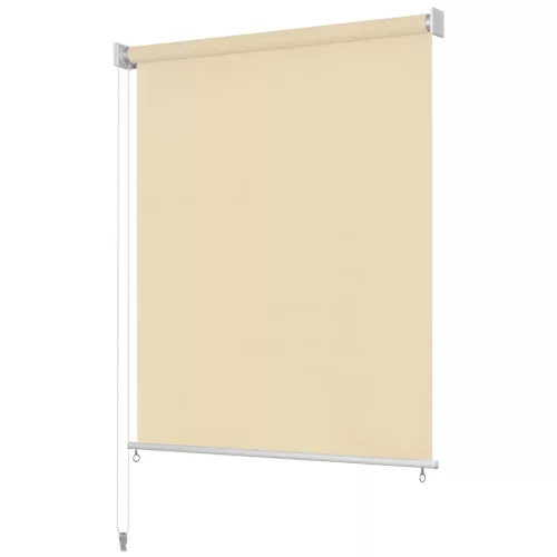 vidaXL krémszínű, kültéri sötétítő roló 240 x 140 cm