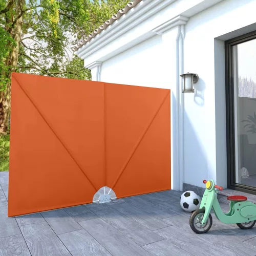 vidaXL terrakotta összecsukható terasz oldalárnyékoló 240 x 160 cm