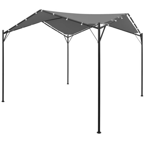 vidaXL antracitszürke pavilon 4 x 4 m