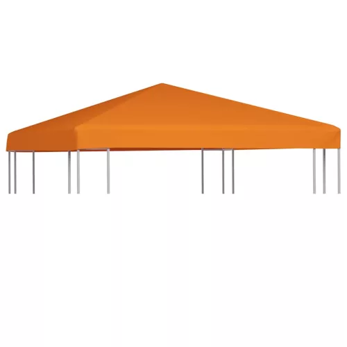 vidaXL narancssárga pavilon tetőponyva 310 g/m², 3 x 3 m