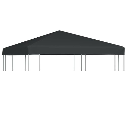 vidaXL szürke pavilon tetőponyva 310 g/m², 3 x 3 m