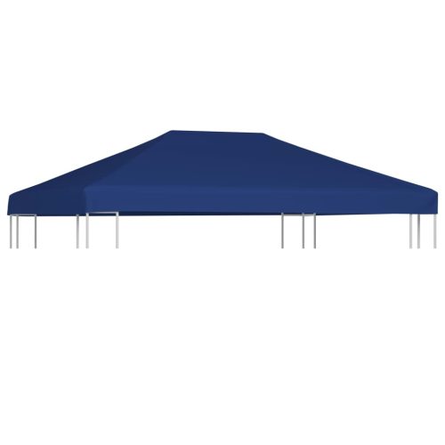 vidaXL kék pavilon tetőponyva 310 g/m², 4 x 3 m