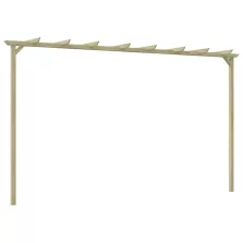   vidaXL kerti pergola impregnált fenyőfalécekből 360 x 200 x 60 cm