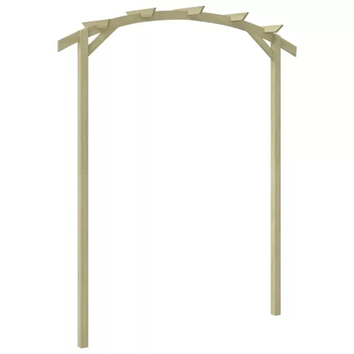 vidaXL kerti pergola impregnált fenyőfalécekből 180 x 210 x 40 cm