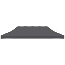 vidaXL antracitszürke tető partisátorhoz 3 x 6 m