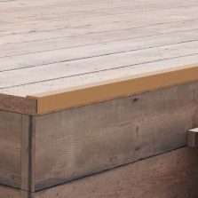   vidaXL 5 db tíkfa színű WPC teraszburkoló sarokprofil 170 cm