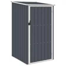   vidaXL antracitszürke horganyzott acél kerti fészer 87 x 98 x 159 cm