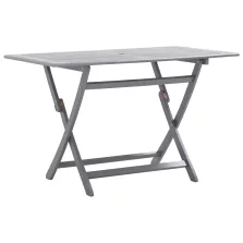   vidaXL tömör akácfa összecsukható kerti asztal 120 x 70 x 75 cm