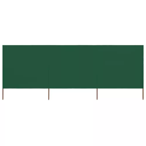 vidaXL zöld szövet 3-paneles szélfogó 400 x 160 cm