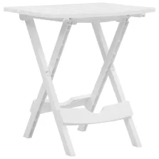   vidaXL fehér összecsukható kerti asztal 45,5 x 38,5 x 50 cm