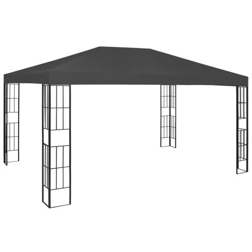 vidaXL antracitszürke pavilon 3 x 4 m