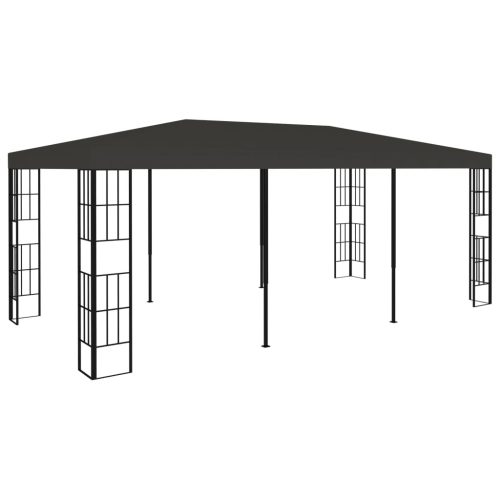 vidaXL antracitszürke pavilon 3 x 6 m