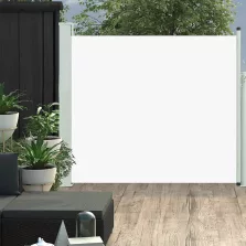   vidaXL krémszínű kihúzható oldalsó teraszi napellenző 100 x 300 cm